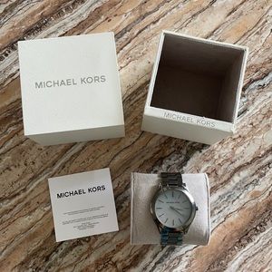 Michael Kors mens dark gray watch